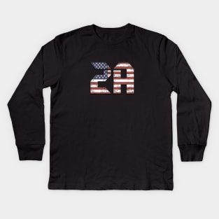 2nd Amendment Kids Long Sleeve T-Shirt